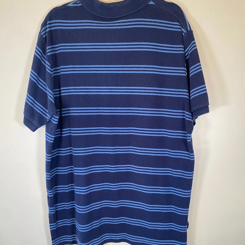 Polo Ralph Lauren Dark Blue Striped Polo Shirt